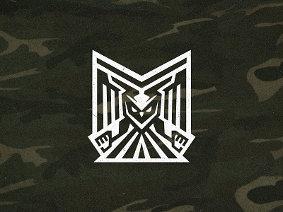 OWL badge bird gym owl patch protection security wood