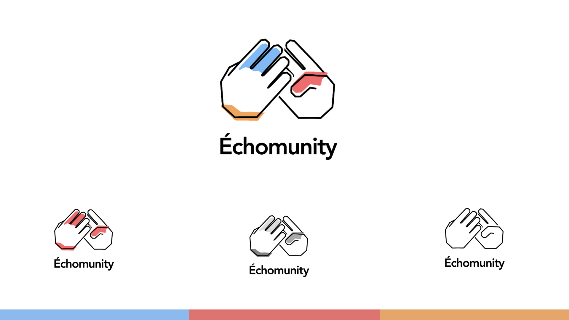 Échomunity animation app branding btob design design system desktop app graphic design icon illustration logo minimal motion graphics research typography ui ux ux design vector web