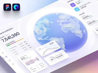 Visualization of data on the planet for global data algorythm analytics big data chart crypto dashboard dataviz desktop finance global hexagon infographic it planet sales statistic statstic tech template widget