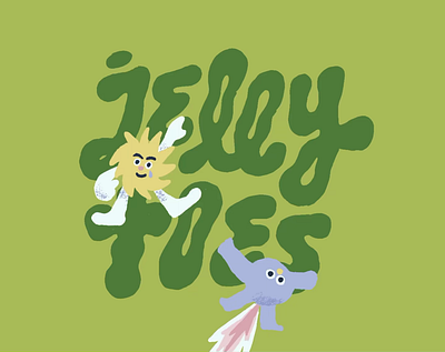 Jelly Toes animation bouldering climbing cute illustration jelly motion toes typography