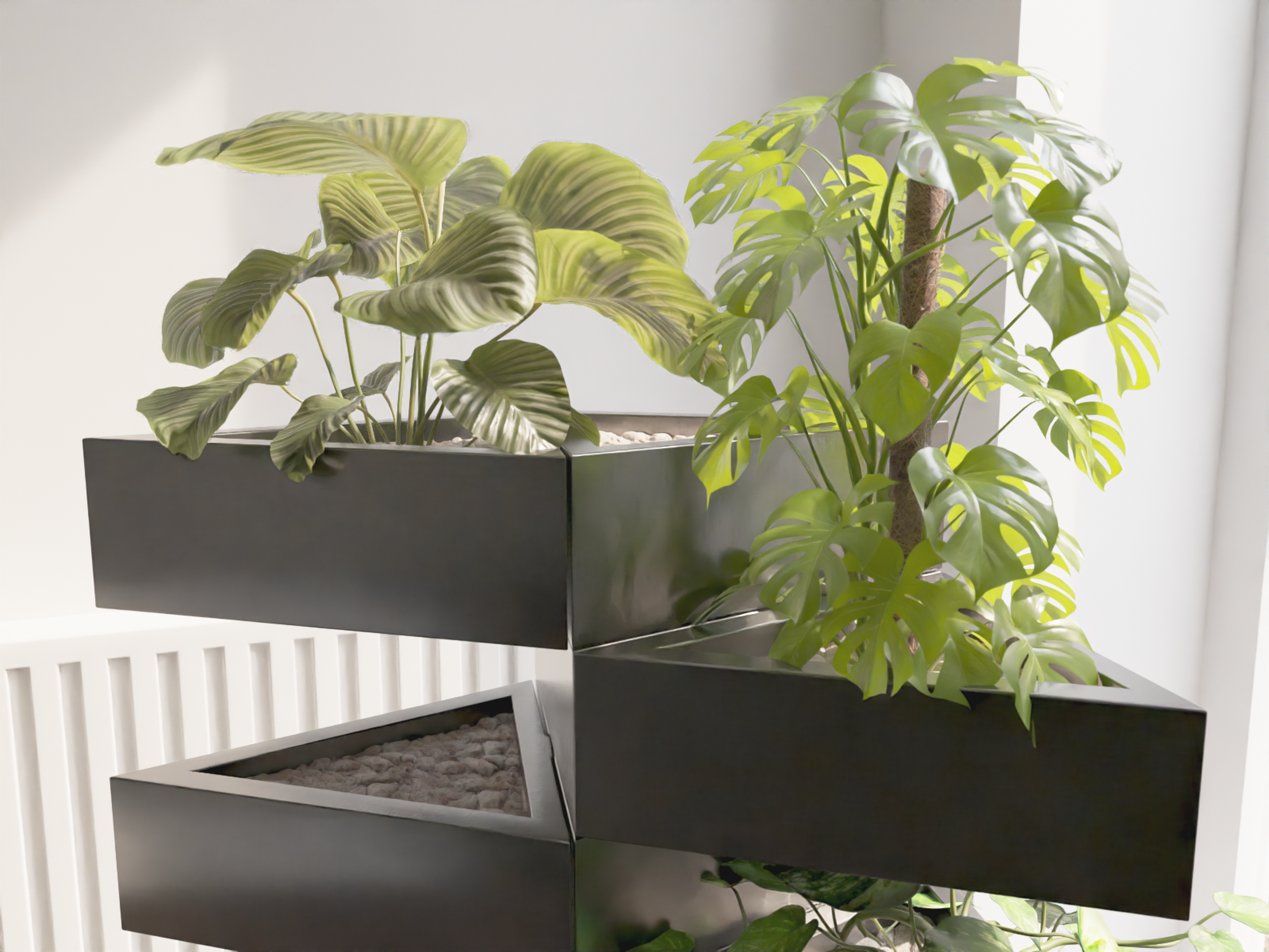 Botanic Bliss - Make your room more breathable 3d 3d art 3d concept 3d design 3d illustration 3d render 3d visualization blender creative art creative process digital digital artwork furniture furniture concept furniture design illustration illustrator product design render visual art