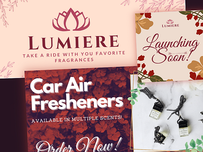 Lumiere Branding Project - Air Fresheners branding branding project color scheme colour design graphic design pallete typography ui web design
