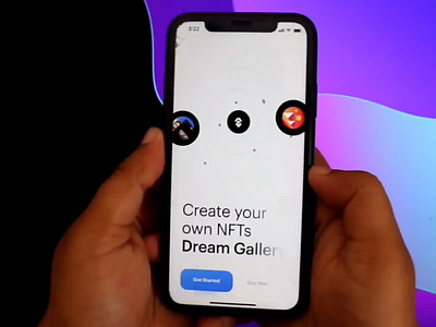 Nft app exploration v3 crypto cryptoart defi ethereum futuristic gallery interaction interface ios layout micro interaction minimal nft nft platform protopie prototype trending ui ux visual
