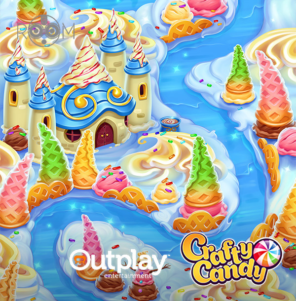 Map for Match 3 game catrooning game art game object icon illustration