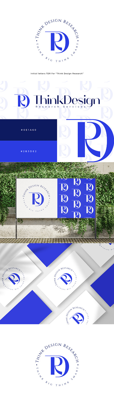 TDR Monogram Logo Design brand identity branding business design graphic design illustrator letter d letter r letter t lettermark logo logos minimal monogram recruitment research startup uae uk usa