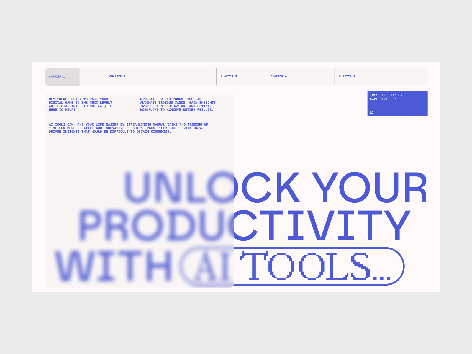 AI Project Introduction ai artificial intelligence branding colorful design graphic design minimal typography ui ux website