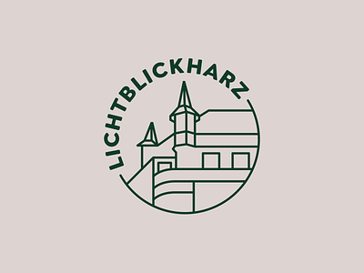 Lichtblickharz logo branding design graphic design logo typography