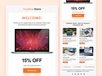 Electronics Email Template Design electronics electronics email email email design email designer email newsletter email signature email template design figma fiverr fiverr email designer freelancer html html email signature html email template html newsletter laptop email template mailchamp mjml email designer newsletter design