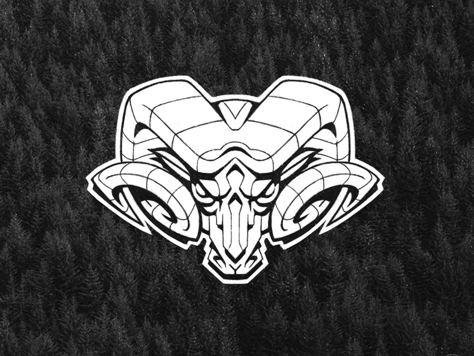 Ram creature design forest gaming horns icon logo mountain mythology ram wild