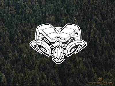 Ram creature design forest gaming horns icon logo mountain mythology ram wild
