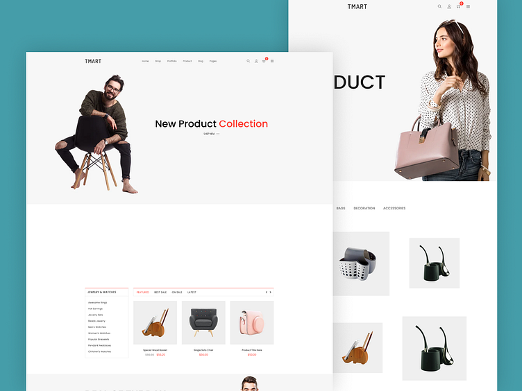 Tmart - Minimalist Shopify Theme by HasThemes on Dribbble