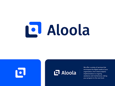 Aloola Logo Design branding logo typography vector