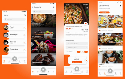 Food Delivery App UI app design app designer app ui design design designer designing food app food delivery app graphic design ui ui design ui designer ui designs