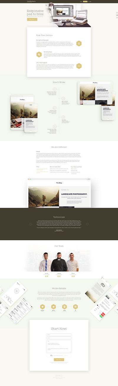 Coding Company Landing Page Redesign creative design landing page ui ux website