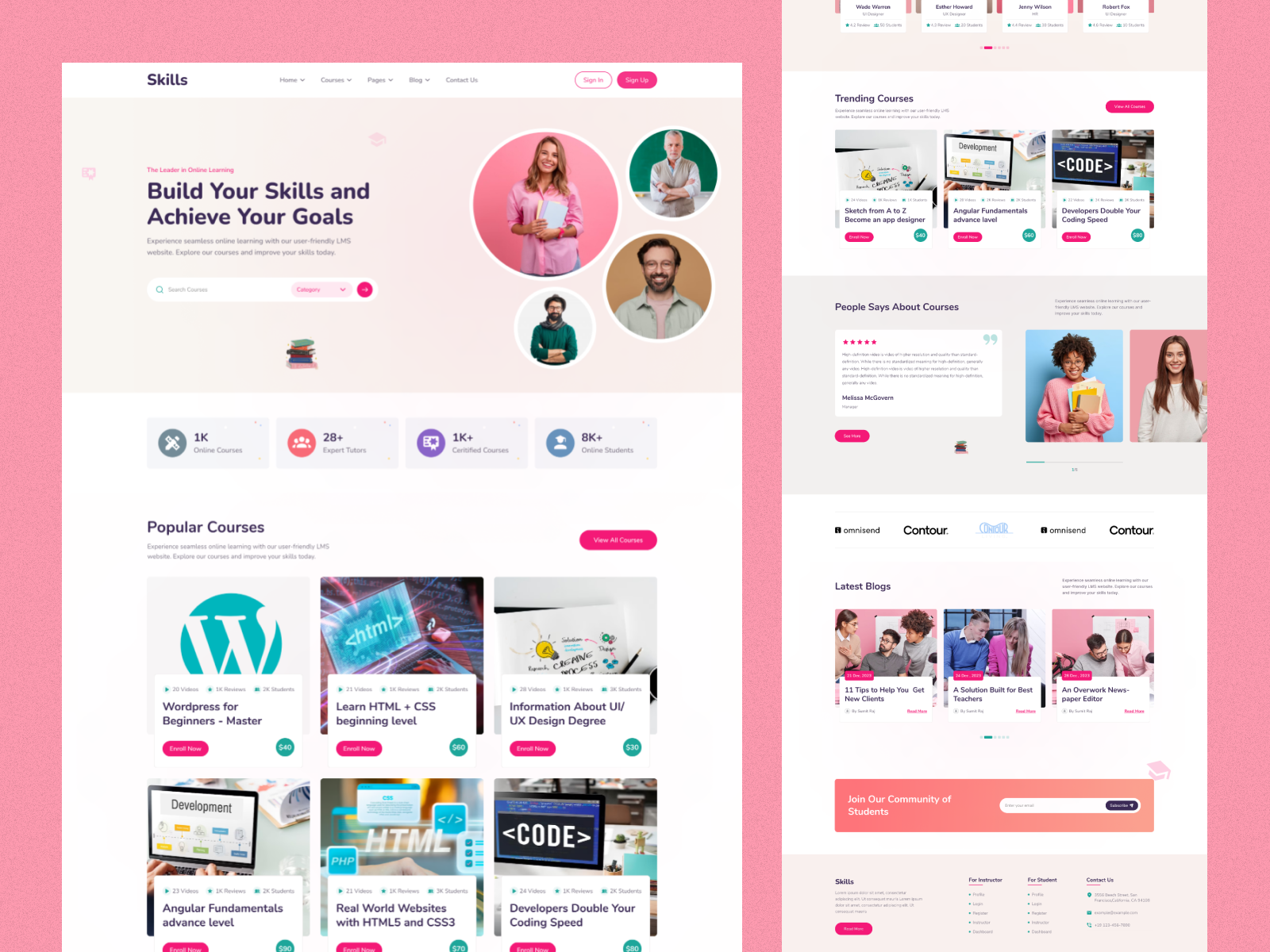 Lms Website Design By Ranu Hasan рџџ On Dribbble Lms Website Design By Ranu Hasan рџџ On Dribbble