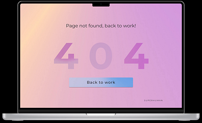 New Superhuman 404 page
