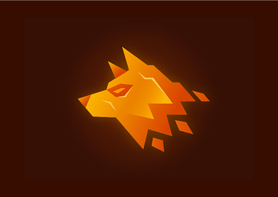 Blaze Wolf Logo Design animal blaze branding crystal design digital fire flame flat gem illustration lights logo mark mascot minimal symbol vector wild wolf