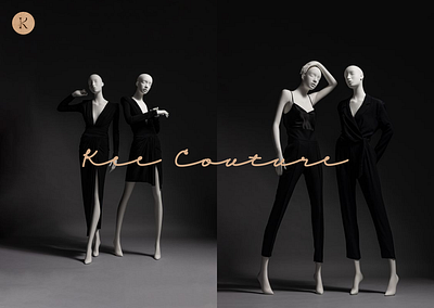 Brand Design: Kee Couture brand design ui design