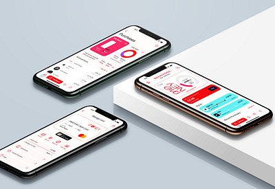 Virgin App Concept app banking branding concept credit card design ui