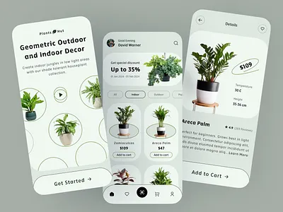 Plant Shop App app design application design botanicalbliss buy plants online dribbble trend ecommerce app environment garden gardening green greenerygalore leaf leafylove nurserynirvana plant care planting plantparenthood shop ui design user interface design