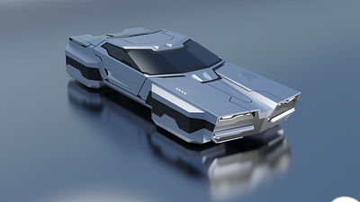 3D FUTURISTIC CAR 3d