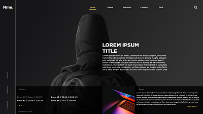 Landing Page Concept adobe xd branding design graphic design illustrator logo minimal ui ux vector