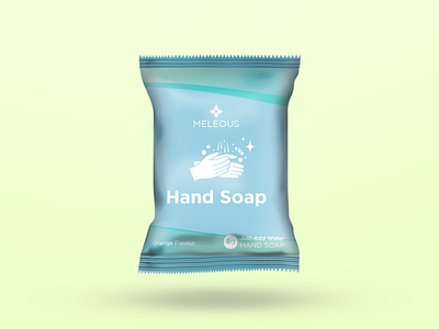 Flexible Poly Packaging for Hand Soap 3d branding design graphic design illustration packaging design pouch packaging design