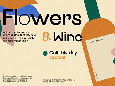 Peculiar concept store branding flowers graphic design illustration logo store ui wine