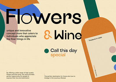 Peculiar concept store branding flowers graphic design illustration logo store ui wine