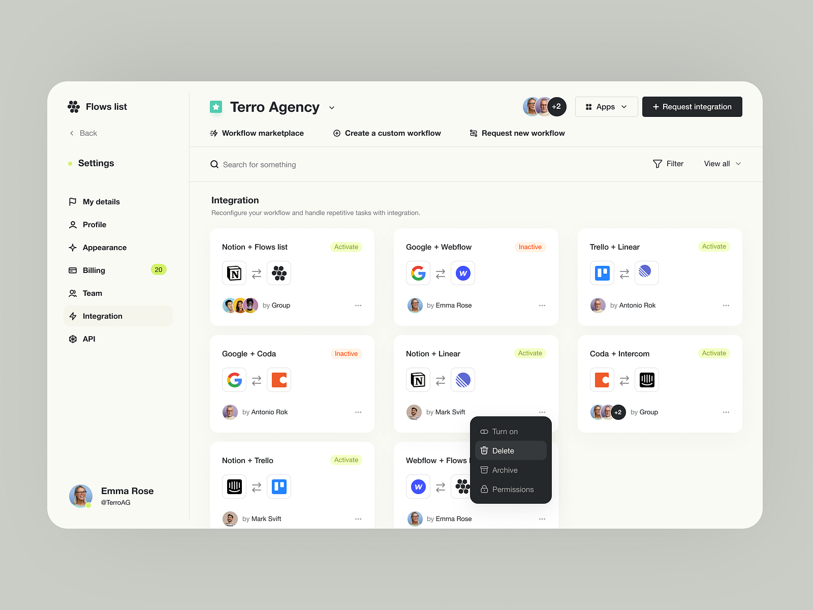 Flows List Admin Dashboard: Analytics UX by Halo UI/UX for HALO LAB on ...
