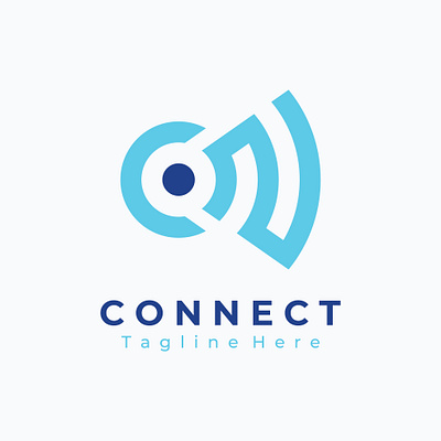 Connect signal logo antenna