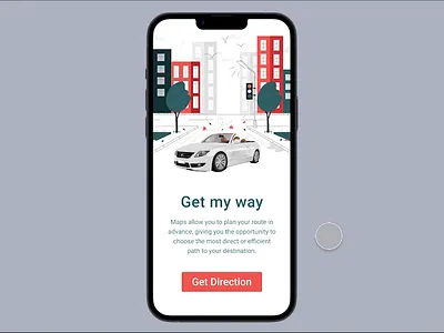 Map navigation- User Interactive page animation design ui user interface visual design