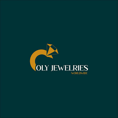 Design for a client that sells jewelries branding graphic design logo typography