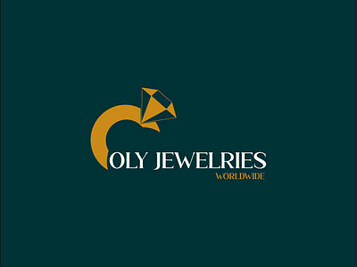 Design for a client that sells jewelries branding graphic design logo typography