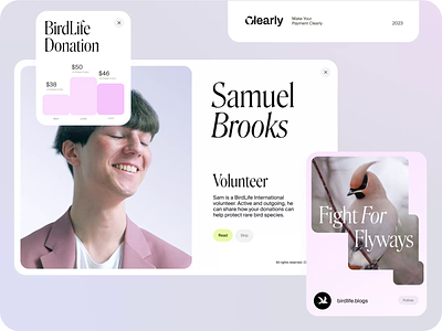 Clearly Payment aesthetics brand brand identity branding clean design concept design design inspiration eco eco-friendly graphic design green inspiration recycle save the world screens visual identity