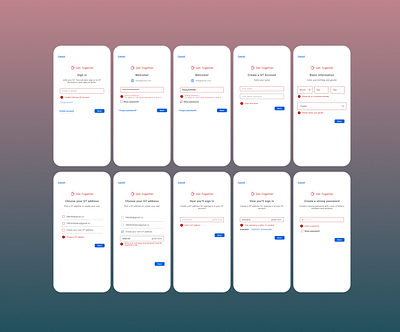 GetTogether Meeting App "Error Pages" inspired by Google🪄⌨️🖱️ app design designer error pages feedback meeting app meets product design ui ui designer ux ux designer