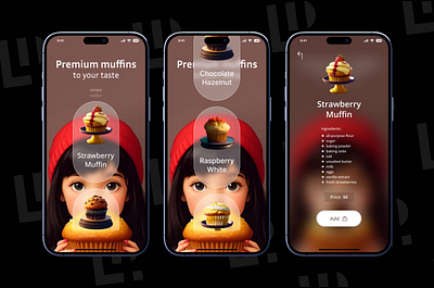 App for selling confectionery products/ sweet ✨ app appdesigner applicationdesign applications appui confectionery design ios mobile mobileapp mobiledesigner muffin sweet ui uiux