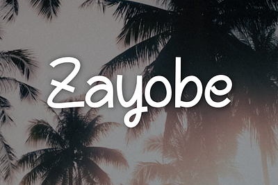 Font Name: Zayobe font branding design font illustration lettering light logo modern ui victorian