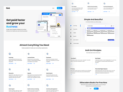 Finance landing page branding design graphic design illustration minimal ui ux website