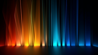 rainbow colored wallpaper with a black background design vivid colors