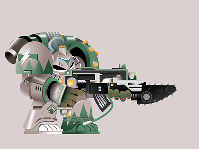 Space Marine Armory 40k armor boardgame character character design components custom figma gaming gradient helmet icon illustration library scifi spacemarine toy vector weapon