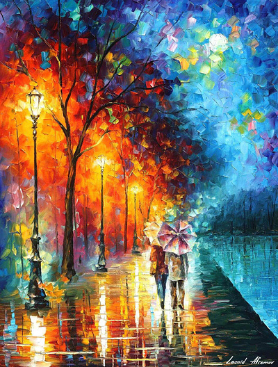 LOVE BY THE LAKE leonidafremov