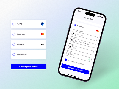 Credit Card Checkout checkout design form iphone mobile mobileui payment ui uidesign uxdesign