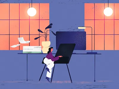 Better Onboarding 2d animation cartoon character conceptual covid design drawing editorial gif hr illustration new job oboarding office tech tech illustration texture