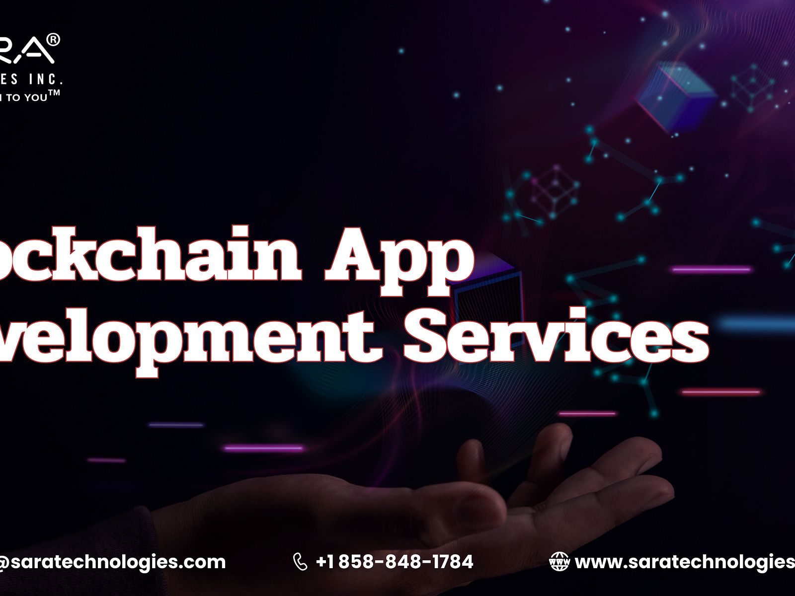 Benefits of blockchain app development services by Sara Technologies on