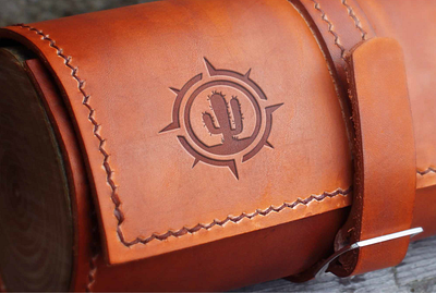 Logo design for a fashion brand specializing in leather-works. leather logo