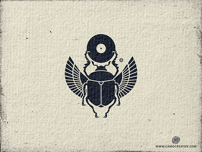 ScaraBass Records design hiphop label logo music radio recordlabel records vinyl