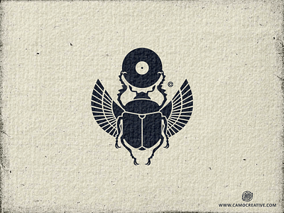 ScaraBass Records design hiphop label logo music radio recordlabel records vinyl