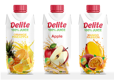 Delite Juice Packaging and Marketing design graphic design layout marketing package design