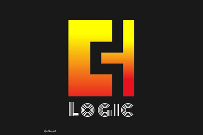 Logo for logic puzzles 2023 black background branding business analytics critical thinking design development apps graphic design idea for a logo international transportation logic logistics companies logo logo for logistics progress puzzle service in logistics tasks and solutions vector yellow red palette